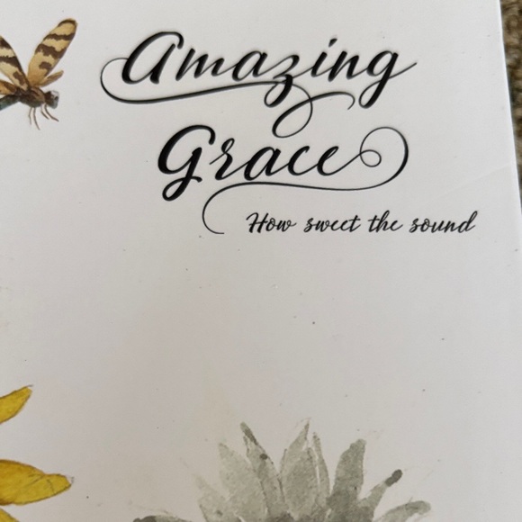 NWT Amazing Grace Sunflower Spiral Notebook - Picture 3 of 7